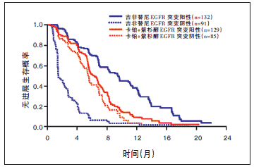 非小细胞肺癌一线治疗研究